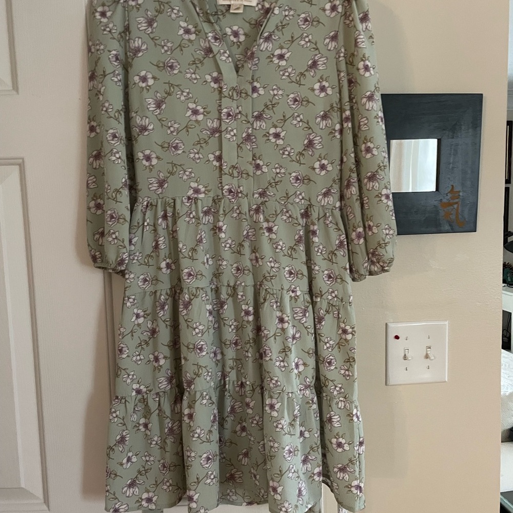Floral Button-Up Dress